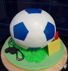 BALON DE FUTBOL CAKE! de chocolatísssimo!!!