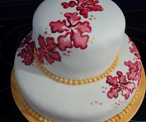 BODAS DE PLATA…pintada a mano