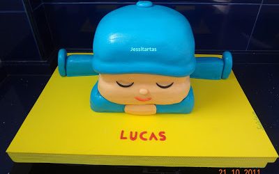 PASO A PASO: CÓMO ELABORAR UNA TARTA EN TRES DIMENSIONES (3D). Jessitarta Pocoyo